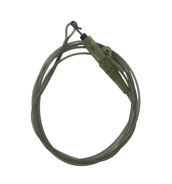 LEADER FLUOROCARBON INVIZIBIL PROFL CU LEAD CLIP - 1m- 30lbs