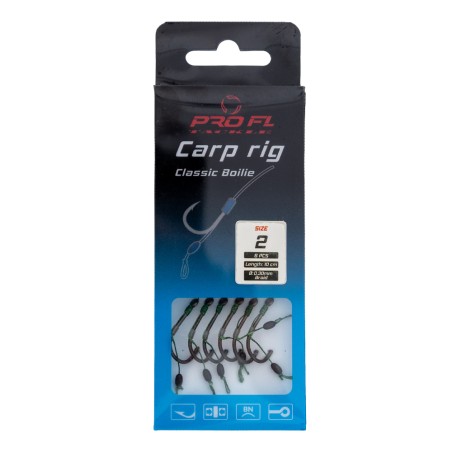 SET 8 CARLIGE LEGATE CARP RIG CLASIC BOILLIE