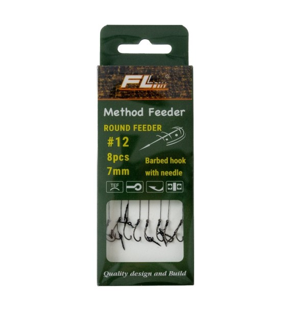 SET 8 CARLIGE LEGATE ROUND FEEDER BARBED