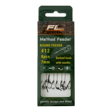 SET 8 CARLIGE LEGATE ROUND FEEDER BARBED