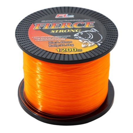 MONOFILAMENT PORTOCALIU FLUO FIERCE STRONG  FL 1200m