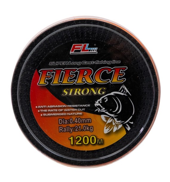 MONOFILAMENT PORTOCALIU FLUO FIERCE STRONG  FL 1200m
