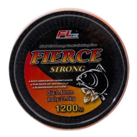 MONOFILAMENT PORTOCALIU FLUO FIERCE STRONG  FL 1200m