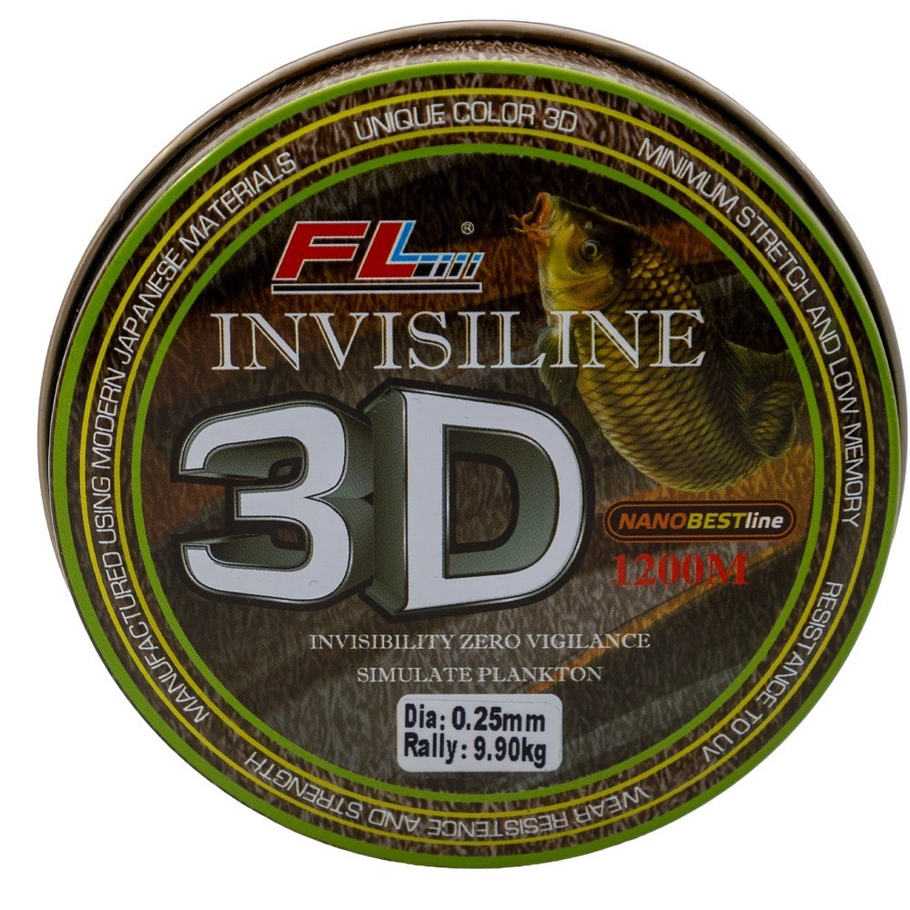 MONOFILAMENT FL INVISILINE 3D 1200m