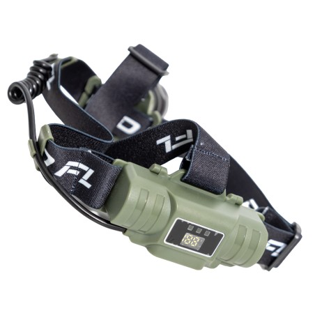 LANTERNA FRONTALA PROFL CU LUMINA ALBASTRA, 1 ACUMULATOR SI AFISAJ CONSUM BATERIE F10570