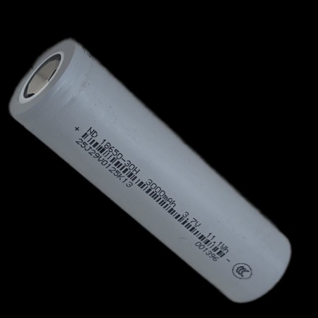 ACUMULATOR LI-ION 18650 3,7V  3000mAh GRI
