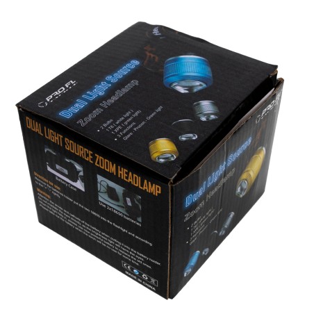 LANTERNA FRONTALA PROFL CU LUMINA ALBASTRA, DUAL LIGHT SOURCE F110594