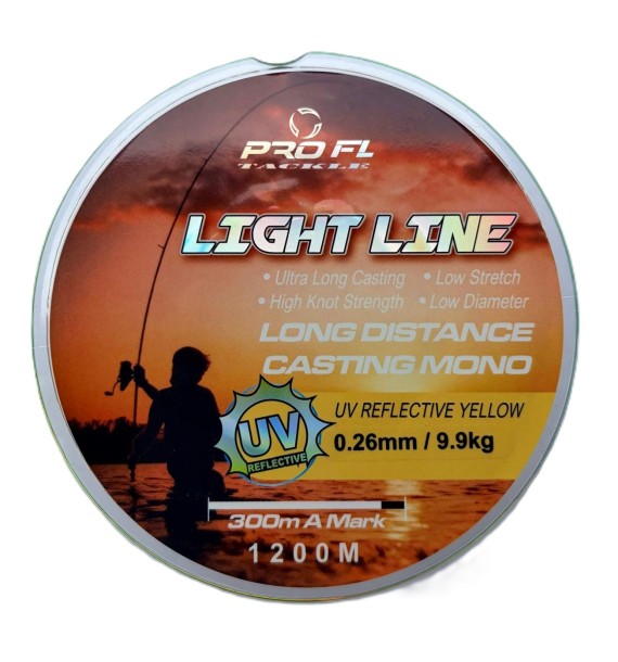 MONOFILAMENT PROFL LONG DISTANCE YELLOW 1200M