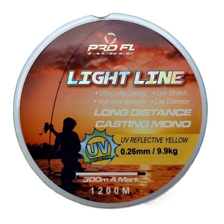 MONOFILAMENT PROFL LONG DISTANCE YELLOW 1200M