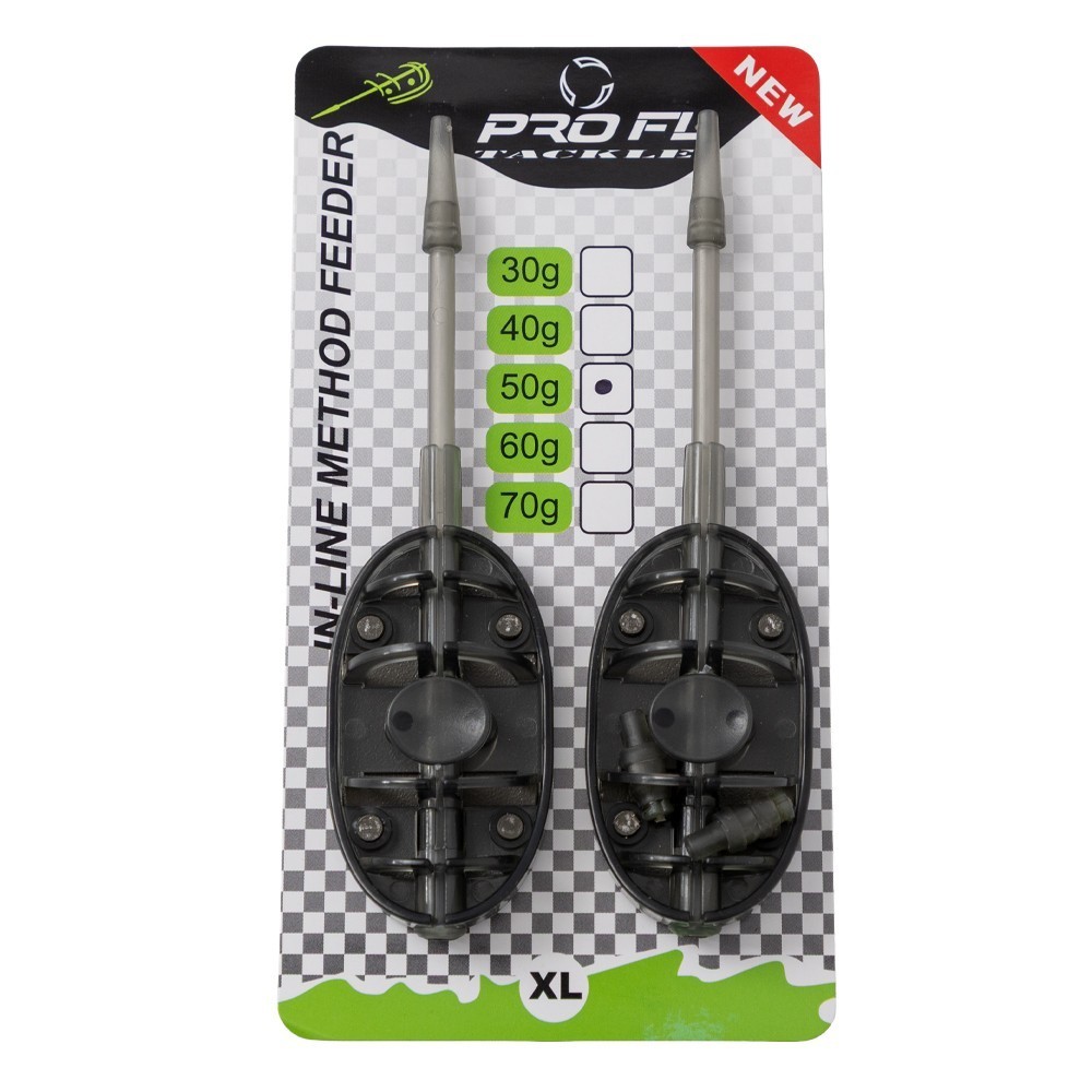 SET MOMITOARE PROFL INLINE METHOD FEEDER CU TIJA XL  2BUC