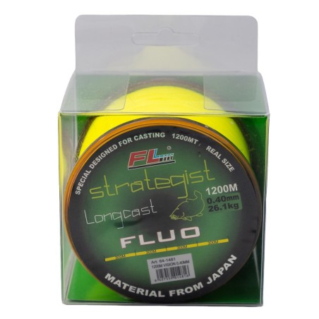 MONOFILAMENT STRATEGIST LONGCAST FLUO 1200M