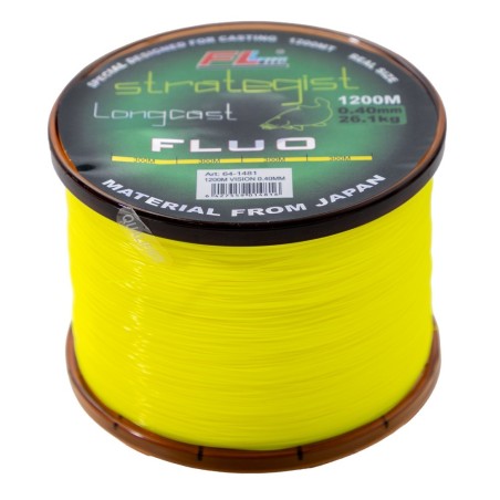 MONOFILAMENT STRATEGIST LONGCAST FLUO 1200M