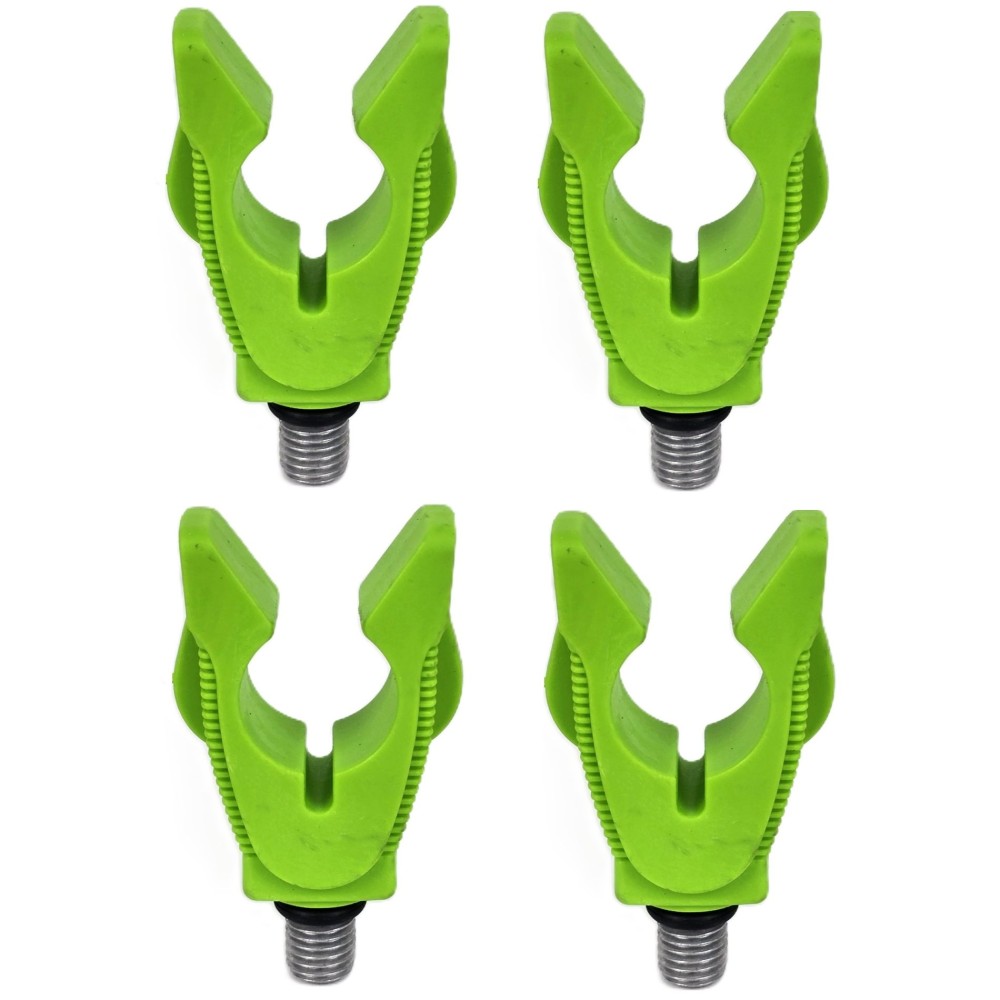 SET 4 CAP SUPORT MIC SILICONIC  "V" VERDE PROFL