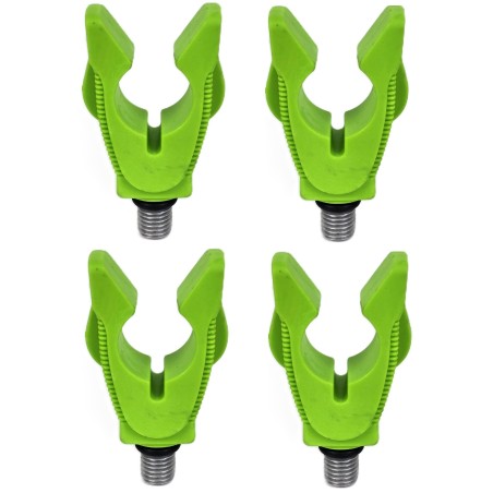 SET 4 CAP SUPORT MIC SILICONIC  "V" VERDE PROFL
