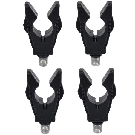 SET 4 CAP SUPORT MIC SILICONIC  "V" NEGRU PROFL