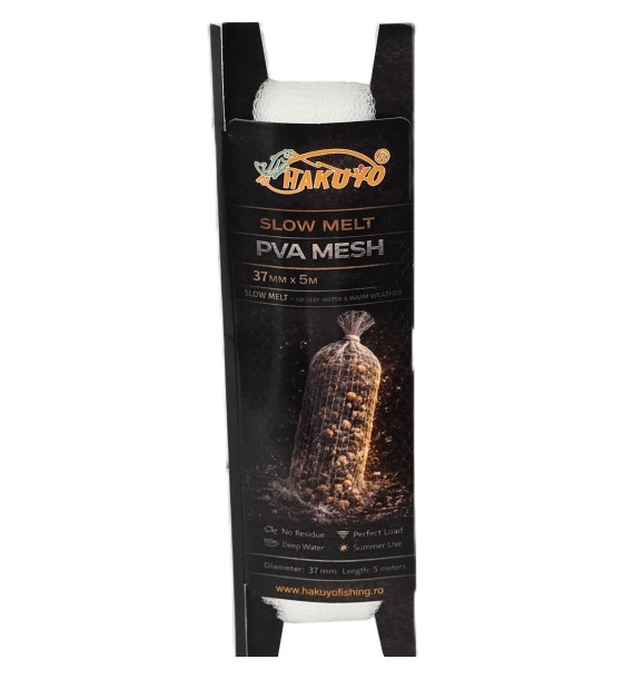 SAC SOLUBIL - PLASA PVA HAKUYO 37MM - 5M