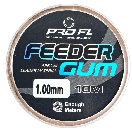 FEEDER GUM 10m TRANSPARENT PROFL