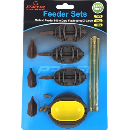SET METHOD FEEDER INLINE DURA FLAT PROFL XL:60g,70g,80g