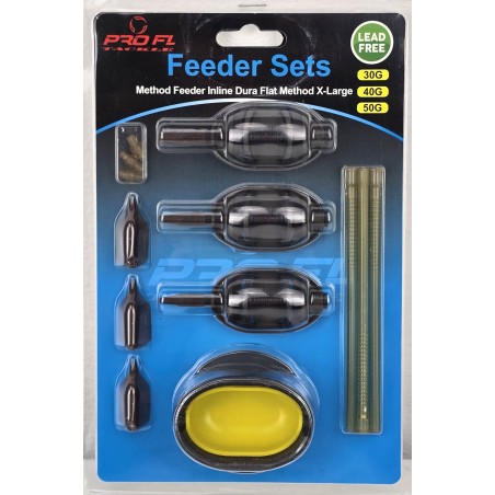 SET METHOD FEEDER INLINE DURA FLAT PROFL XL:30g,40g,50g