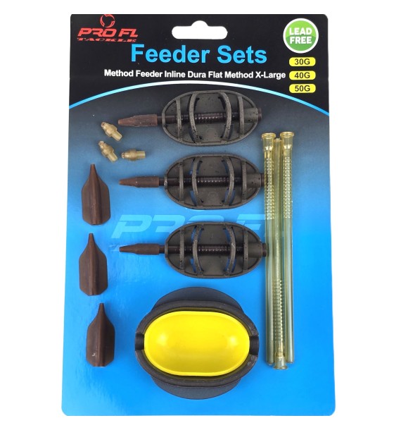 SET METHOD FEEDER INLINE DURA FLAT PROFL XL:30g,40g,50g