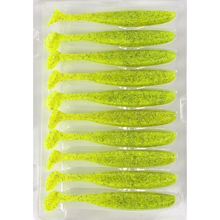 SHAD 11cm PROFL VERDE GLITER SET 10buc.