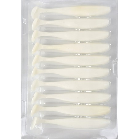 SHAD 11cm PROFL ALB PERLAT SET 10buc.