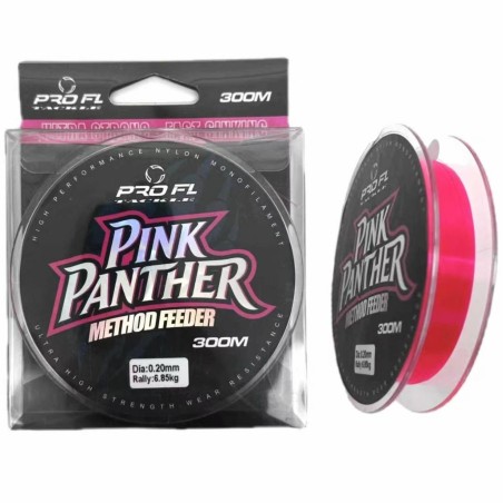 MONOFILAMENT PROFL METHOD FEEDER PANTHER PINK 300m