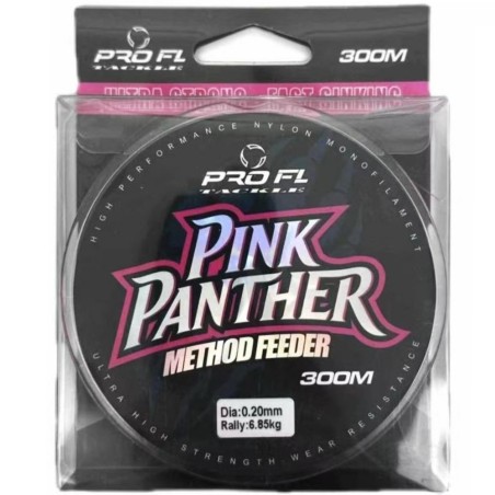 MONOFILAMENT PROFL METHOD FEEDER PANTHER PINK 300m