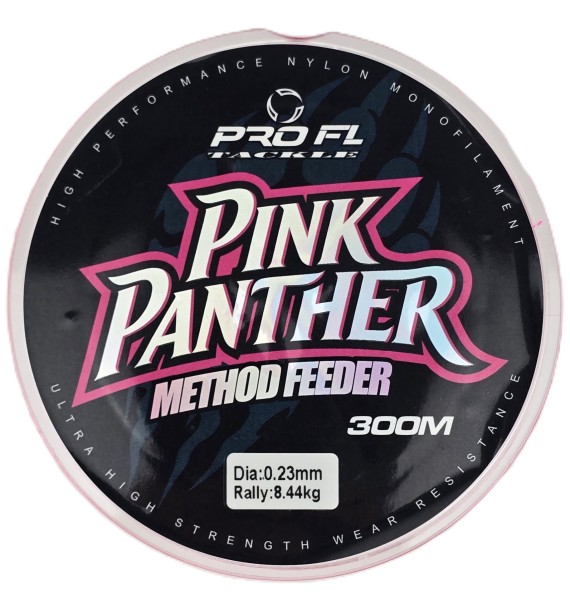 MONOFILAMENT PROFL METHOD FEEDER PANTHER PINK 300m