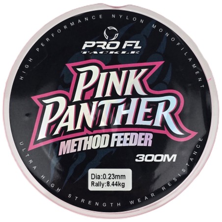MONOFILAMENT PROFL METHOD FEEDER PANTHER PINK 300m