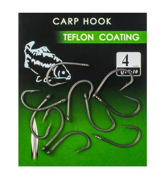 CARLIGE CARP HOOK TEFLON