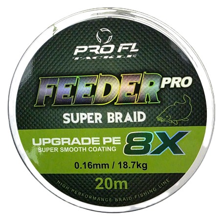 FIR TEXTIL FEEDER PRO SUPER BRAID 8X 20M