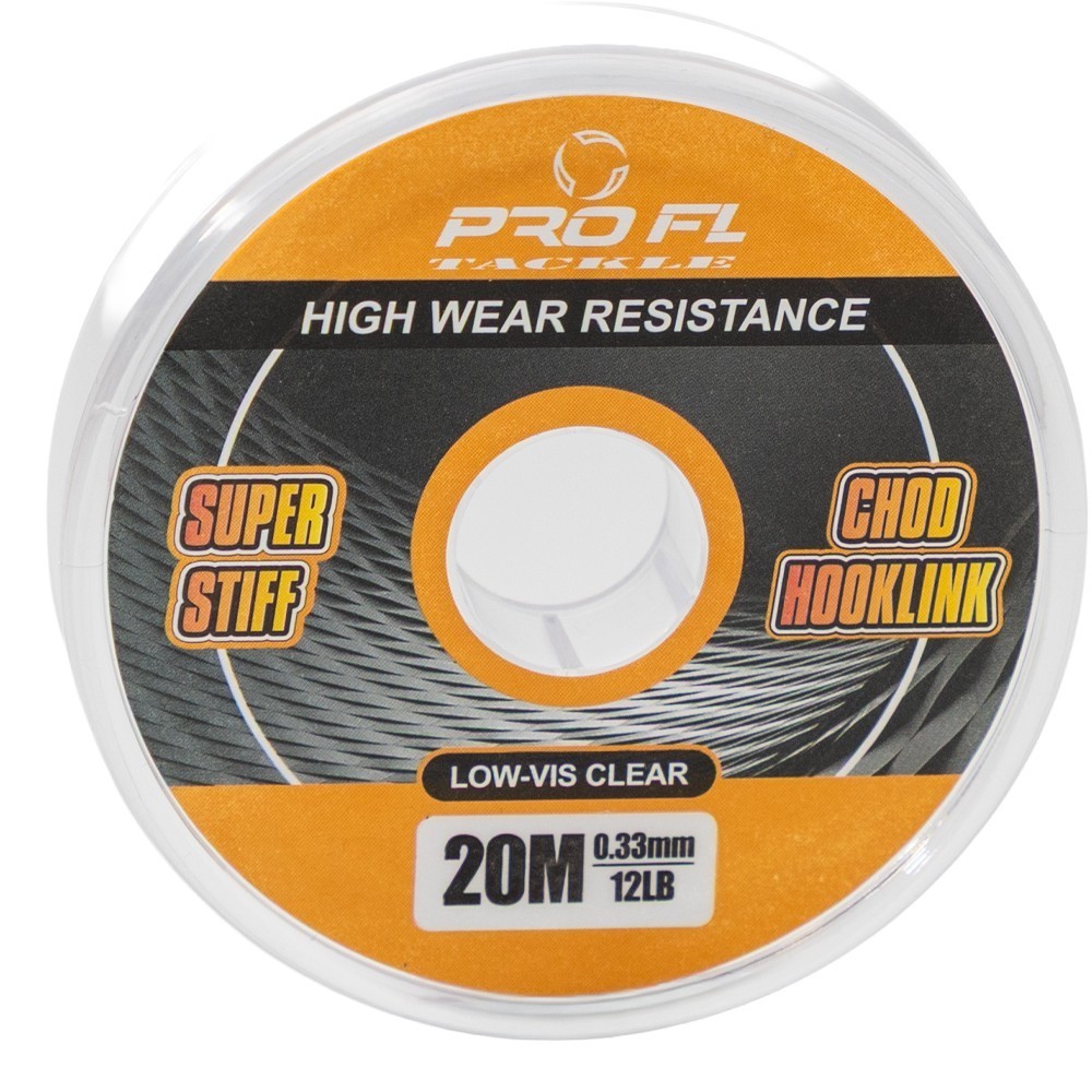 MONOFILAMENT SUPER STIFF CHOD HOOKLINK 20M