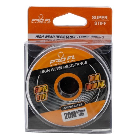 MONOFILAMENT SUPER STIFF CHOD HOOKLINK 20M