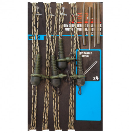 SET 4 MONTURI INLINE PE LEADCORE SET 4 MONTURI INLINE PE LEADCORE