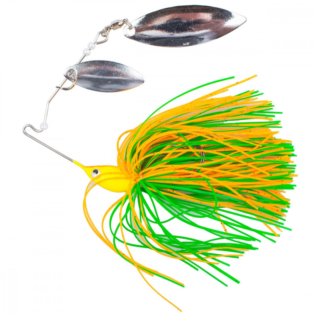 SPINNERBAIT PORTOCALIU-VERDE 11g