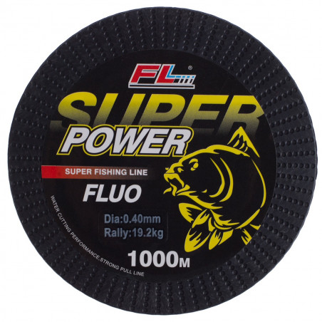 MONOFILAMENT GALBEN FLUO SUPER POWER FL 1000m MONOFILAMENT GALBEN FLUO SUPER POWER FL 1000m