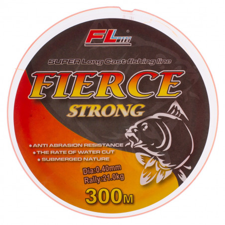 MONOFILAMENT PORTOCALIU FLUO FIERCE STRONG FL 300m MONOFILAMENT PORTOCALIU FLUO FIERCE STRONG FL 300m