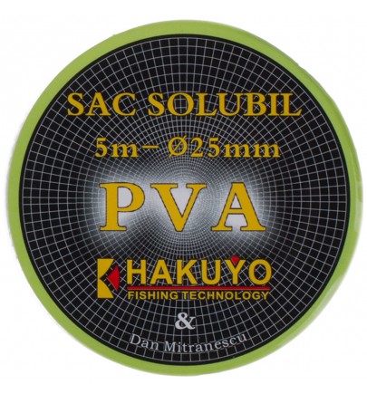 SAC SOLUBIL PVA HAKUYO - Ø25MM-5m