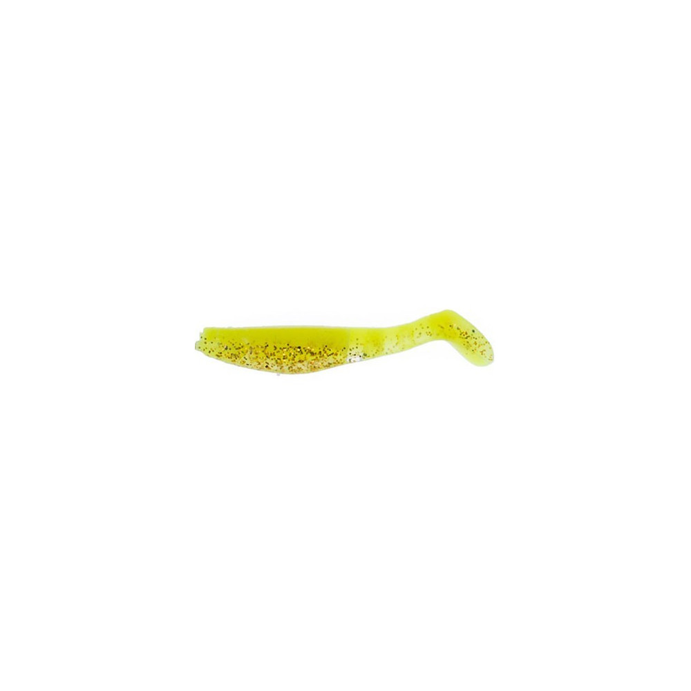 SHAD DM GALBEN TRANSPARENT GLITER SHAD DM GALBEN TRANSPARENT GLITER