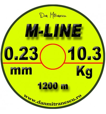 MONOFILAMENT M-LINE GALBEN FLUO