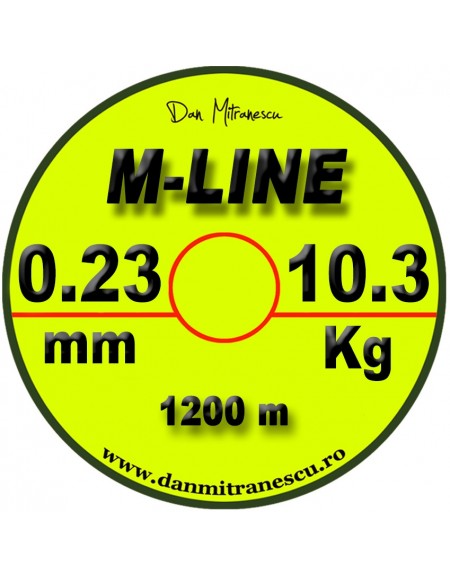 MONOFILAMENT M-LINE GALBEN FLUO
