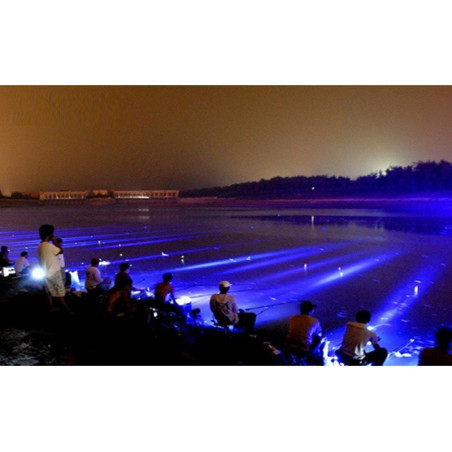 LANTERNA FRONTALA  CU LUMINA FLUORESCENTA ALBASTRA 