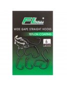 CARLIGE WIDE GAPE STRAIGHT HOOKS TEFLON