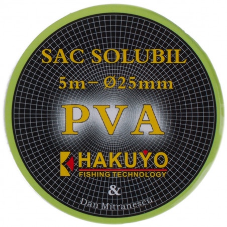 SAC SOLUBIL PVA HAKUYO - Ø25MM-5m SAC SOLUBIL PVA HAKUYO - Ø25MM-5m