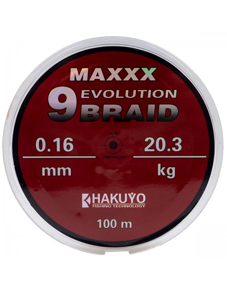 FIR TEXTIL HAKUYO MAXXX EVOLUTION 9 BRAID 100m