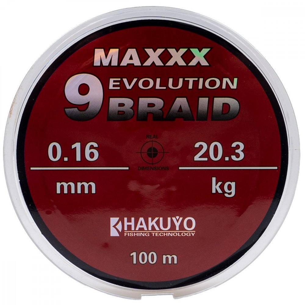FIR TEXTIL HAKUYO MAXXX EVOLUTION 9 BRAID 100m FIR TEXTIL HAKUYO MAXXX EVOLUTION 9 BRAID 100m