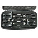 SET 4 SWINGERE  ILLUMINATED BLACK  PC-7 LED MULTICOLOR