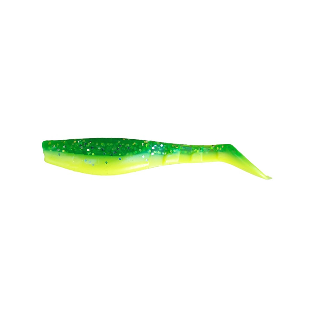SHAD DM GALBEN - VERDE GLITER  COL066
