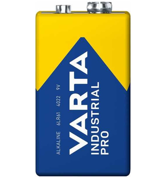 BATERIE ALKALINA  VARTA INDUSTRIAL PRO 9V
